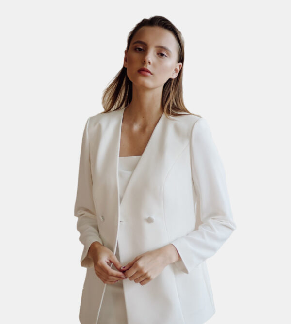 Elegant White Blazer
